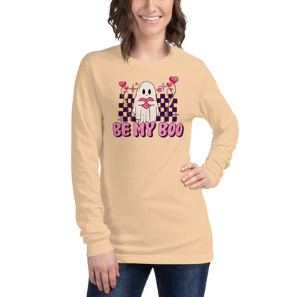 Adult 'Be My Boo' Long Sleeve T-Shirt