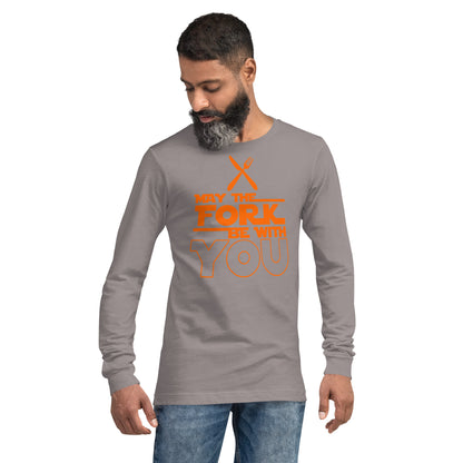 Adult GU 'May the Fork' Long Sleeve T-Shirt