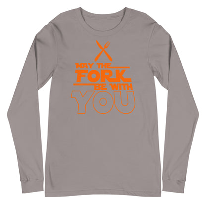 Adult GU 'May the Fork' Long Sleeve T-Shirt