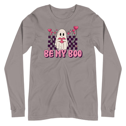 Adult 'Be My Boo' Long Sleeve T-Shirt