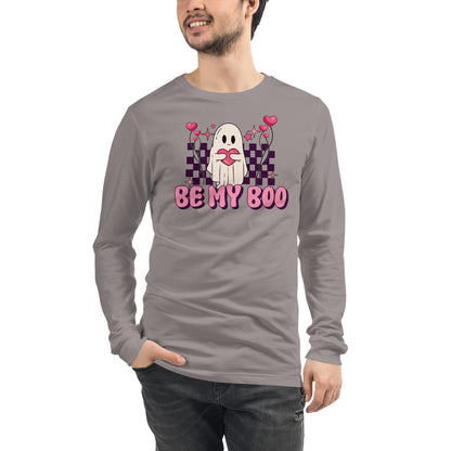 Adult 'Be My Boo' Long Sleeve T-Shirt