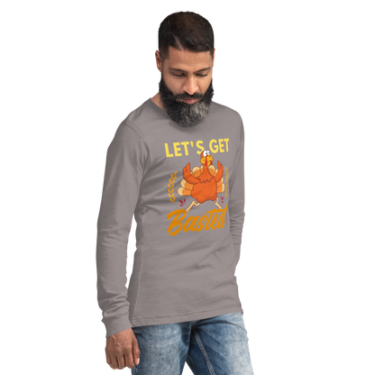 Adult GU 'Let's Get Basted' Long Sleeve T-Shirt