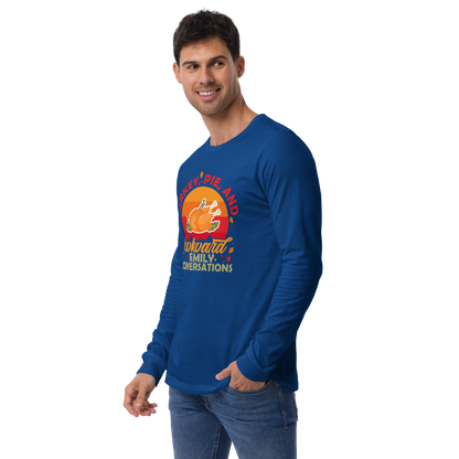 Adult GU 'Turkey and Pie' Long Sleeve T-Shirt