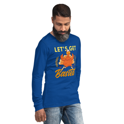 Adult GU 'Let's Get Basted' Long Sleeve T-Shirt