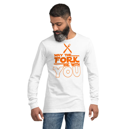 Adult GU 'May the Fork' Long Sleeve T-Shirt