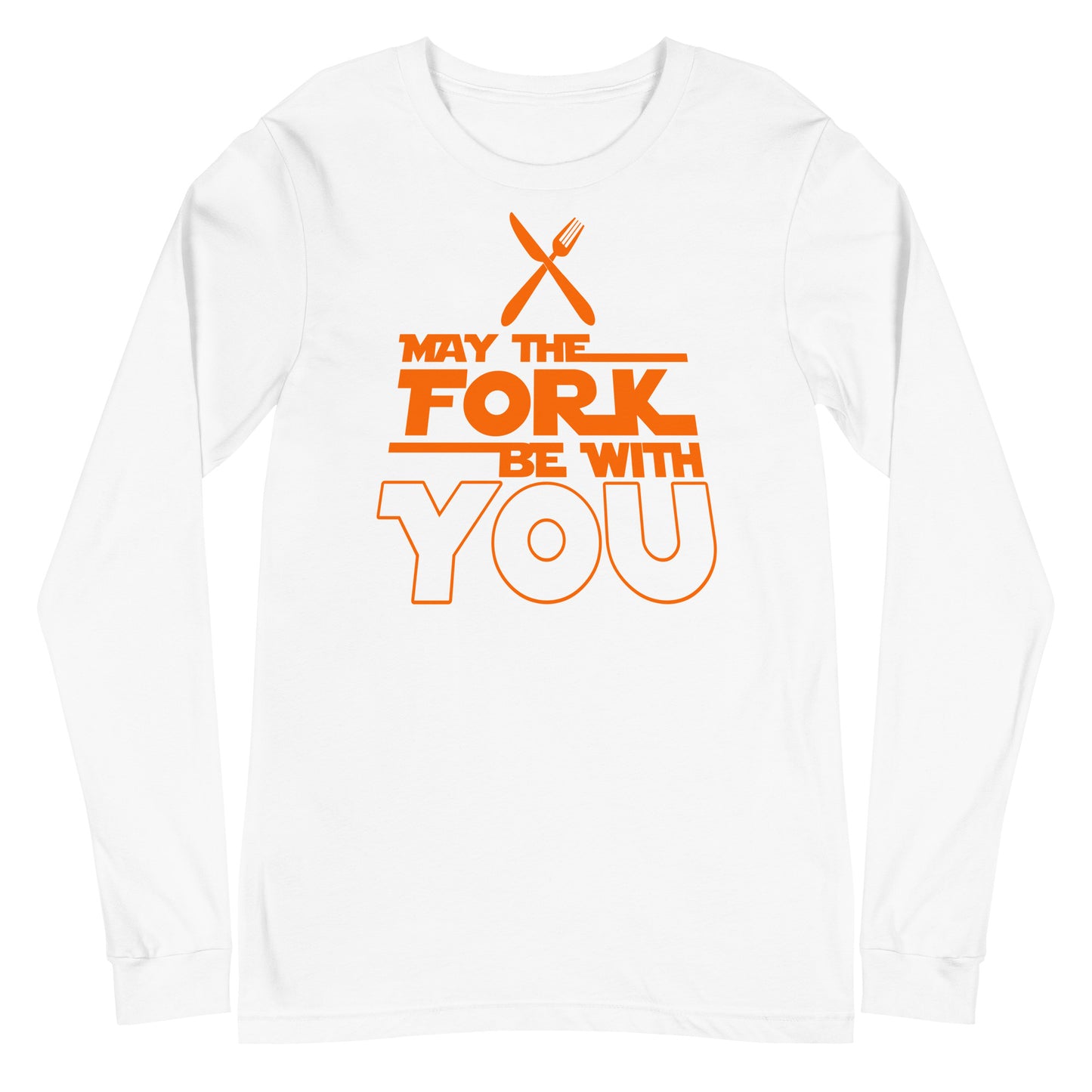 Adult GU 'May the Fork' Long Sleeve T-Shirt