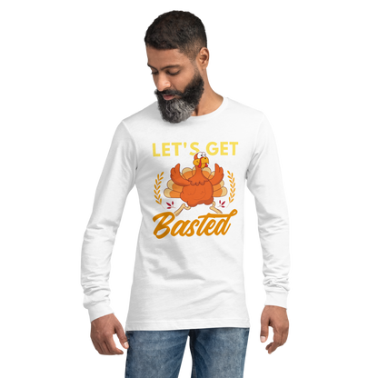 Adult GU 'Let's Get Basted' Long Sleeve T-Shirt