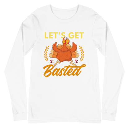 Adult GU 'Let's Get Basted' Long Sleeve T-Shirt