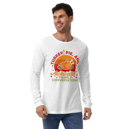 Adult GU 'Turkey and Pie' Long Sleeve T-Shirt