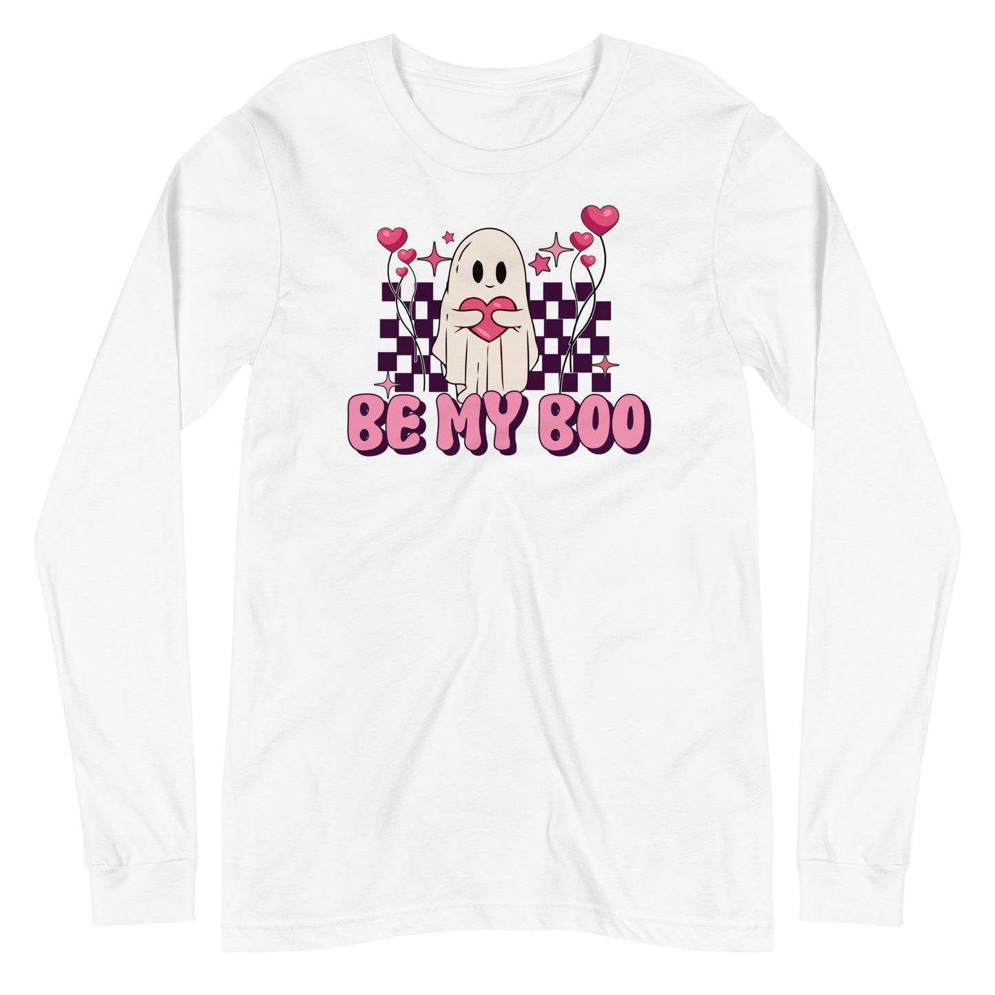 Adult 'Be My Boo' Long Sleeve T-Shirt