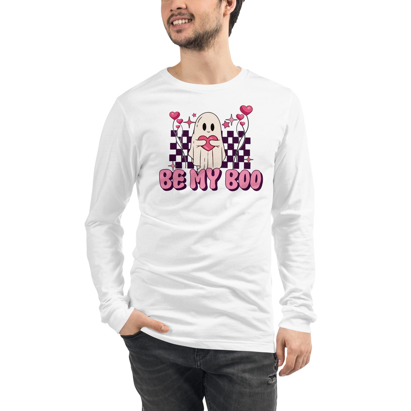 Adult 'Be My Boo' Long Sleeve T-Shirt