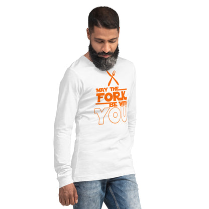 Adult GU 'May the Fork' Long Sleeve T-Shirt