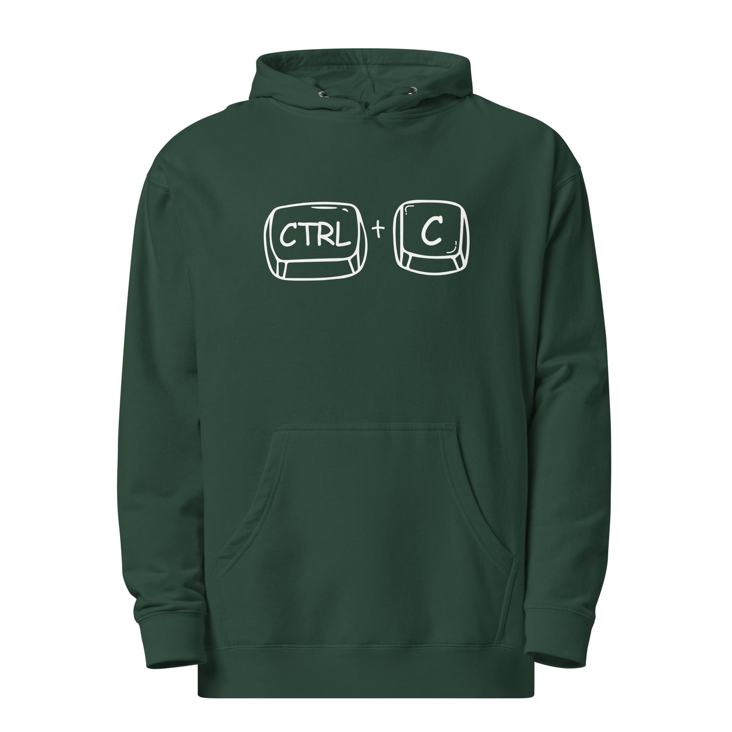 Adult 'CTRL + C' Midweight Hoodie