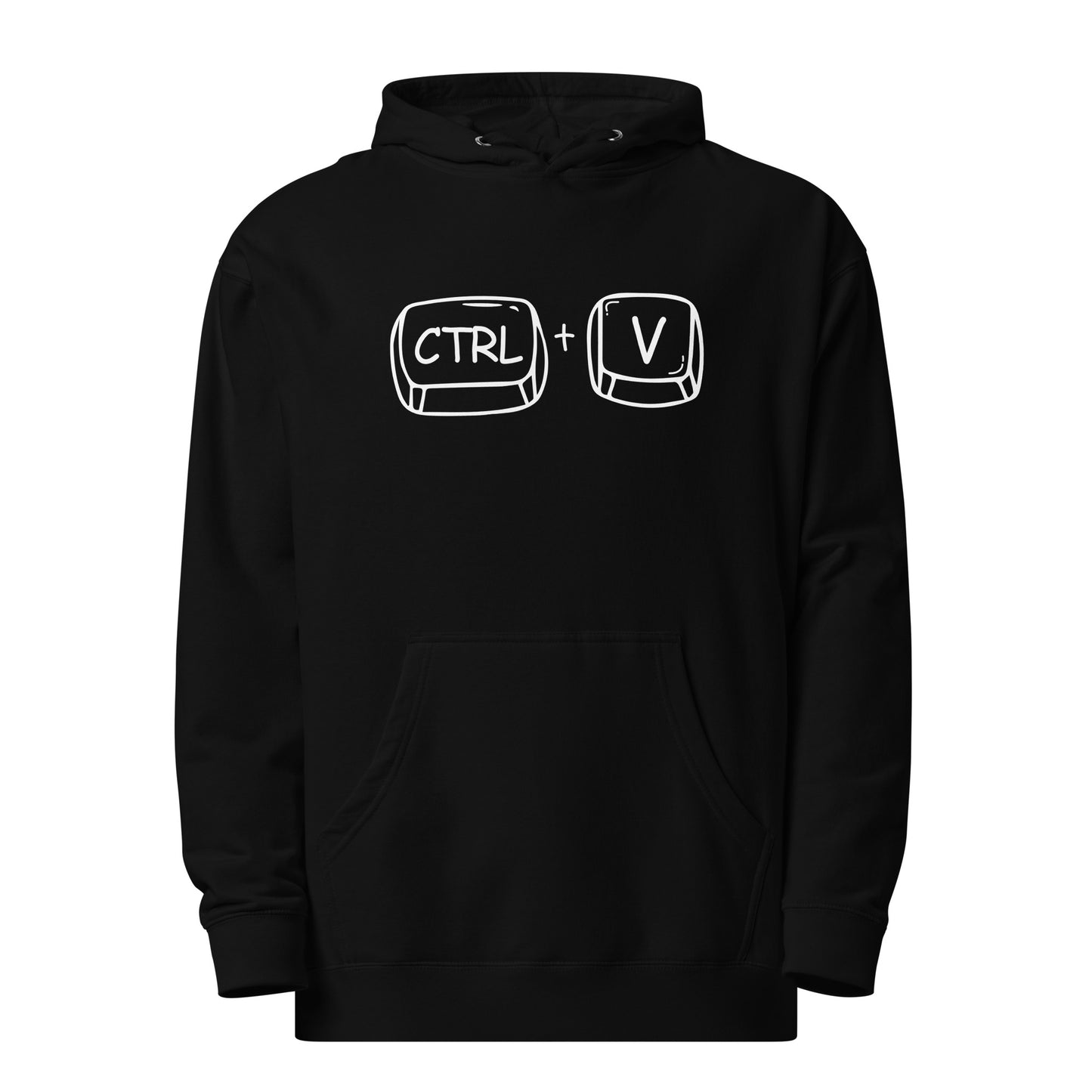 Adult 'CTRL + V' Midweight Hoodie