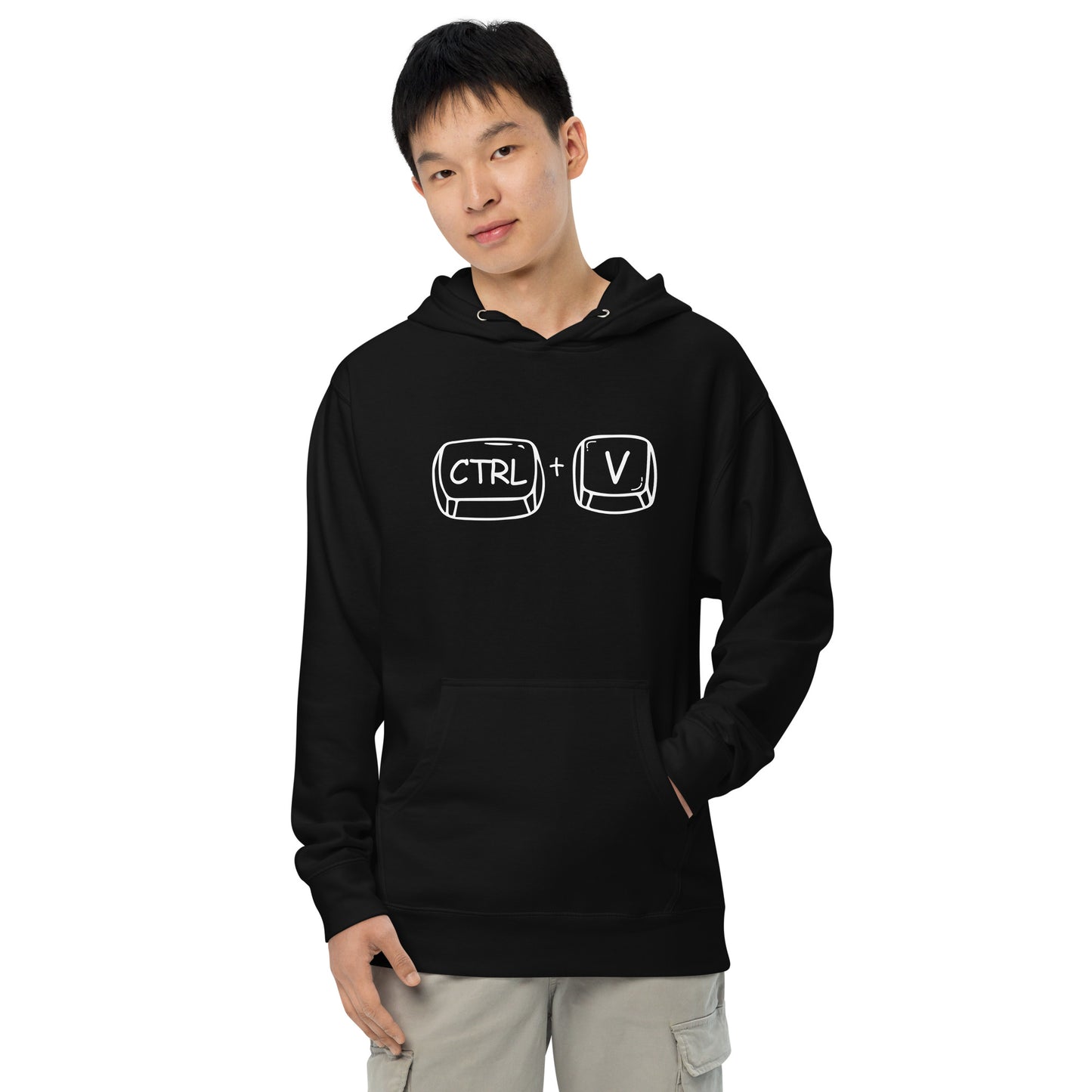 Adult 'CTRL + V' Midweight Hoodie