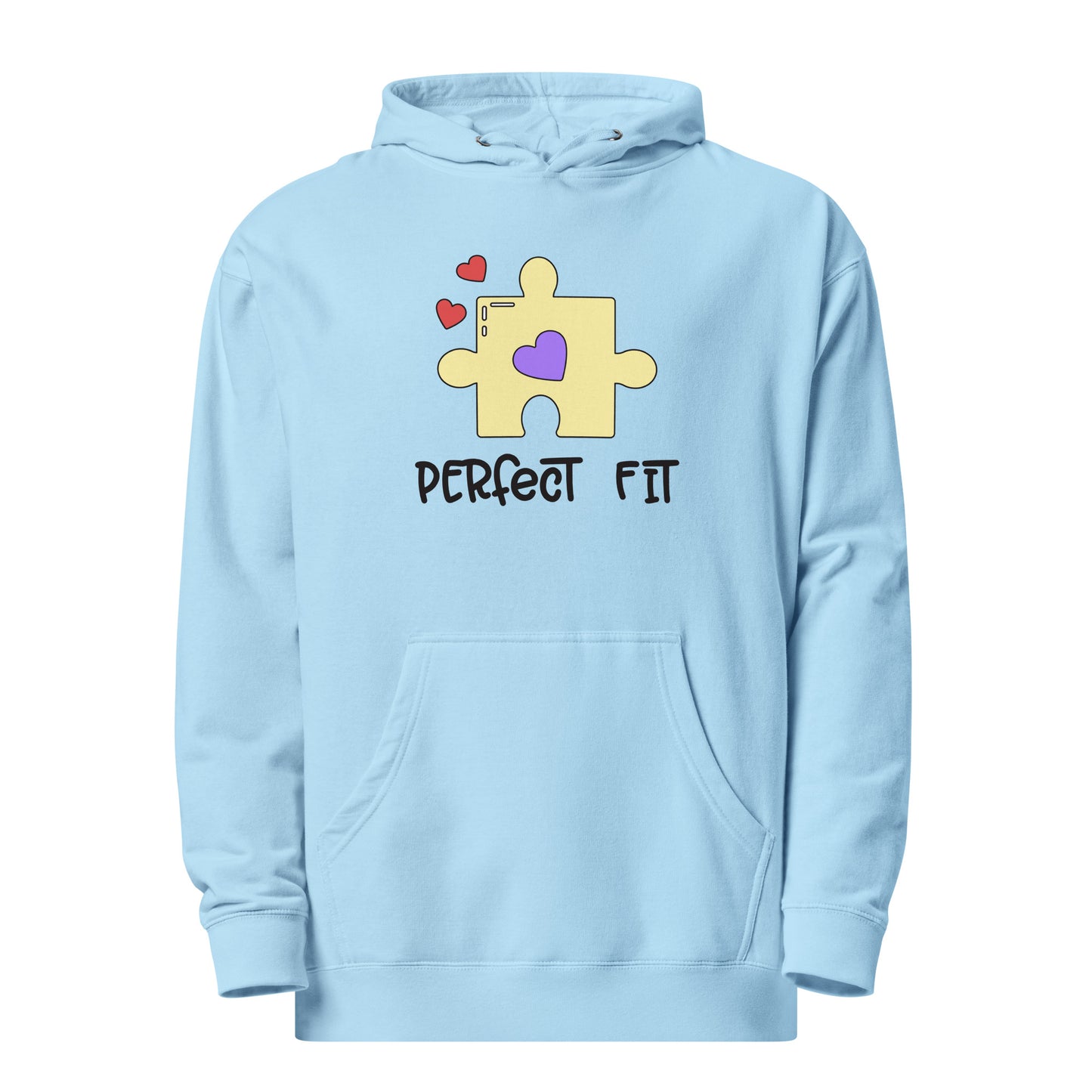 Adult 'Perfect Fit Yellow Piece' Midweight Hoodie