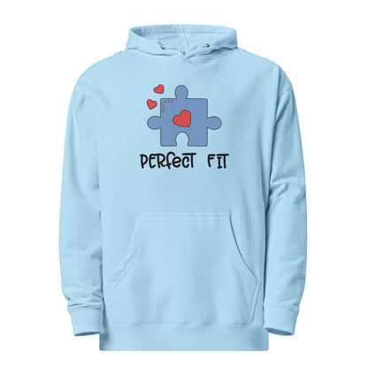 Adult 'Perfect Fit Blue Piece' Midweight Hoodie