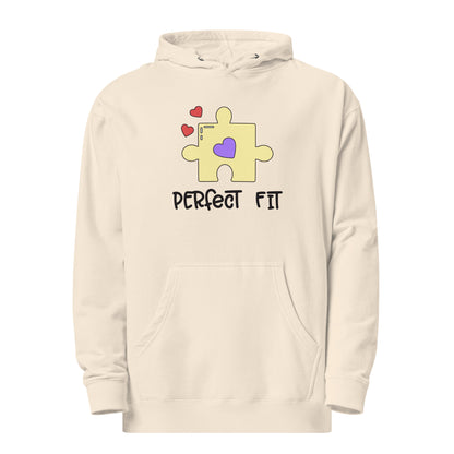 Adult 'Perfect Fit Yellow Piece' Midweight Hoodie