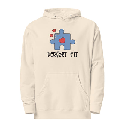 Adult 'Perfect Fit Blue Piece' Midweight Hoodie