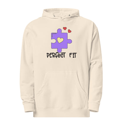 Adult 'Perfect Fit Purple Piece' Midweight Hoodie