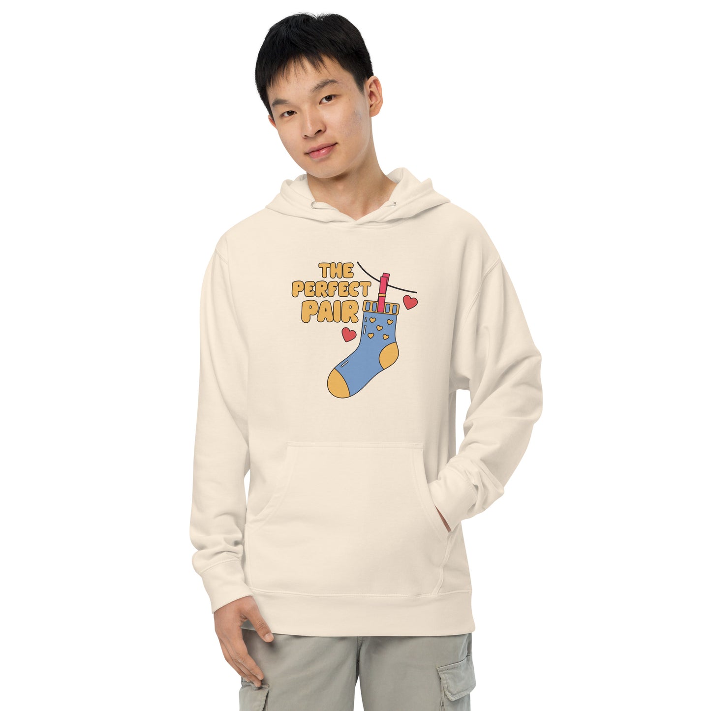 Adult 'Perfect Pair Right Sock' Midweight Hoodie