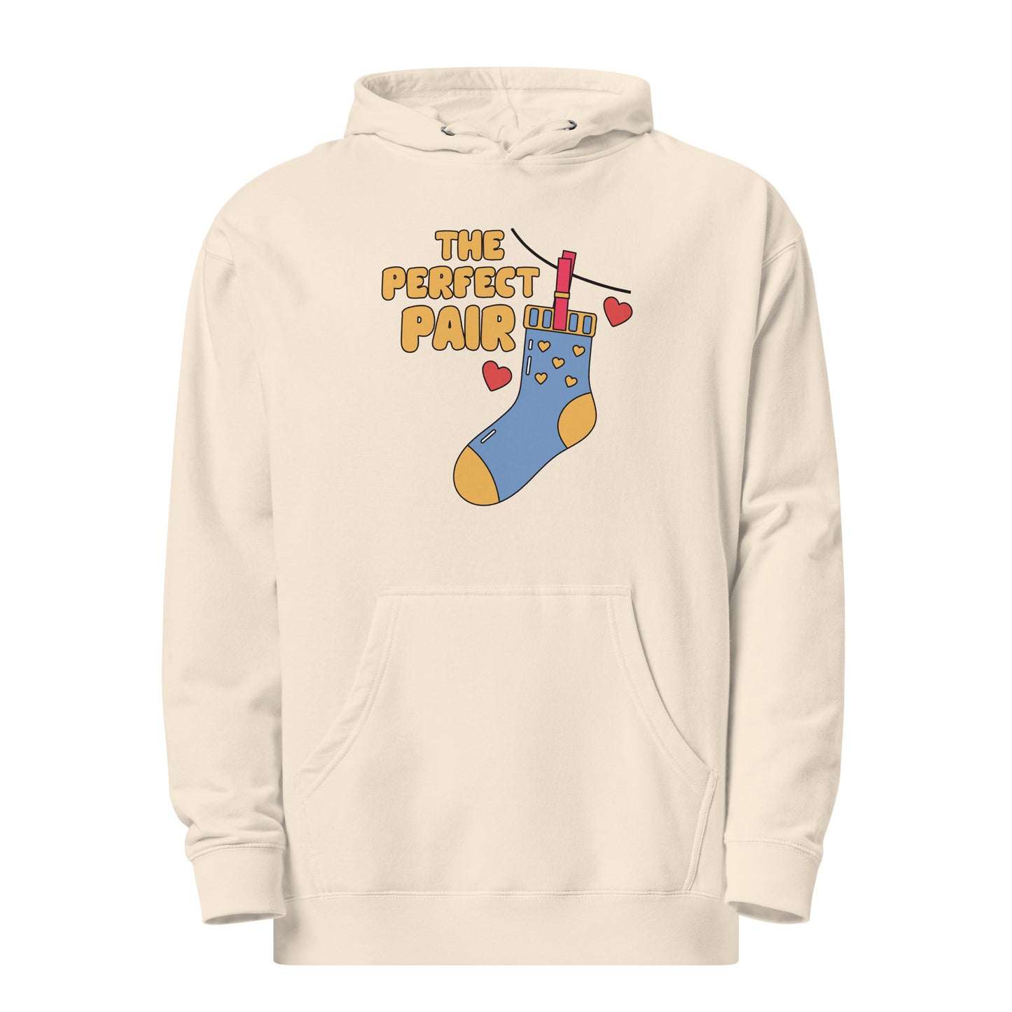 Adult 'Perfect Pair Right Sock' Midweight Hoodie