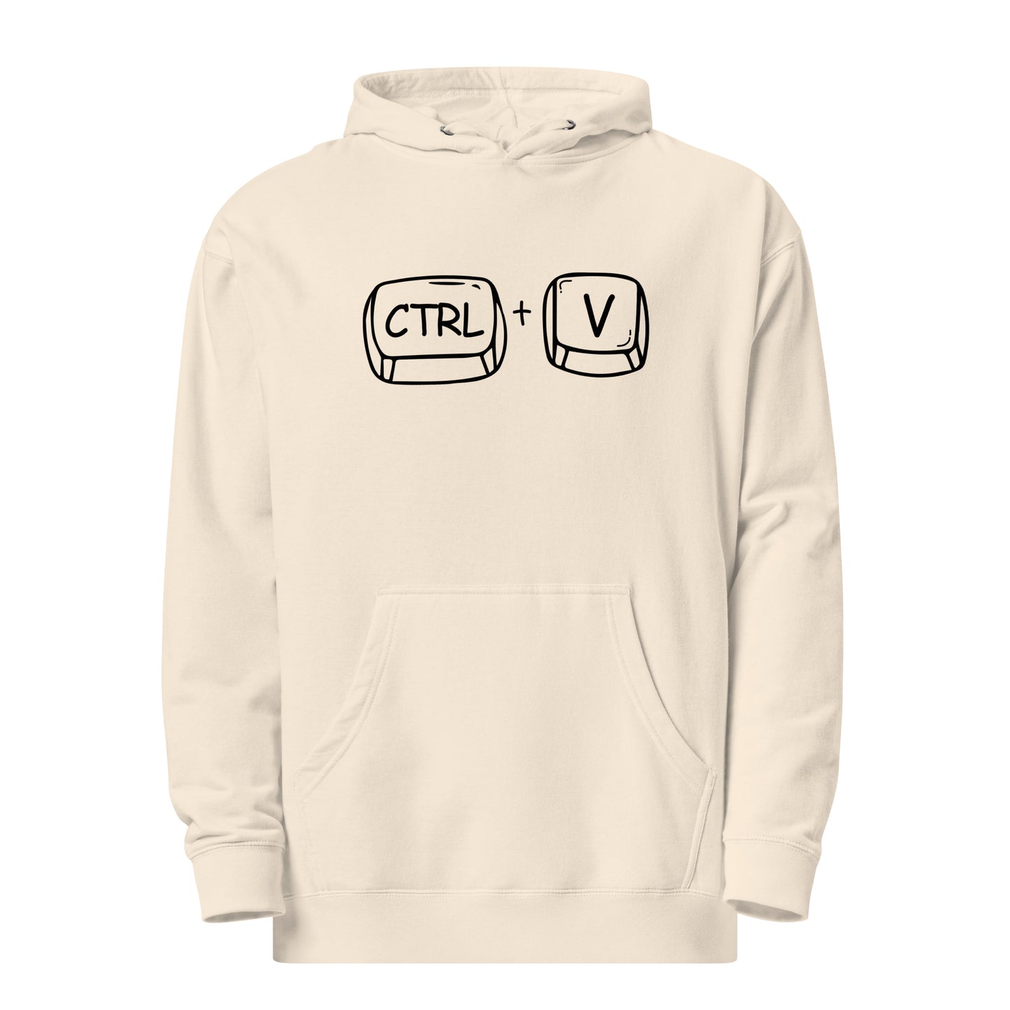 Adult 'CTRL + V' Midweight Hoodie