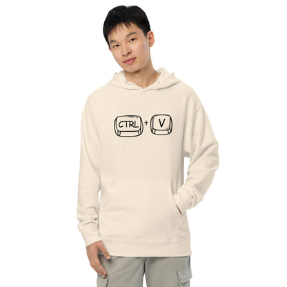 Adult 'CTRL + V' Midweight Hoodie