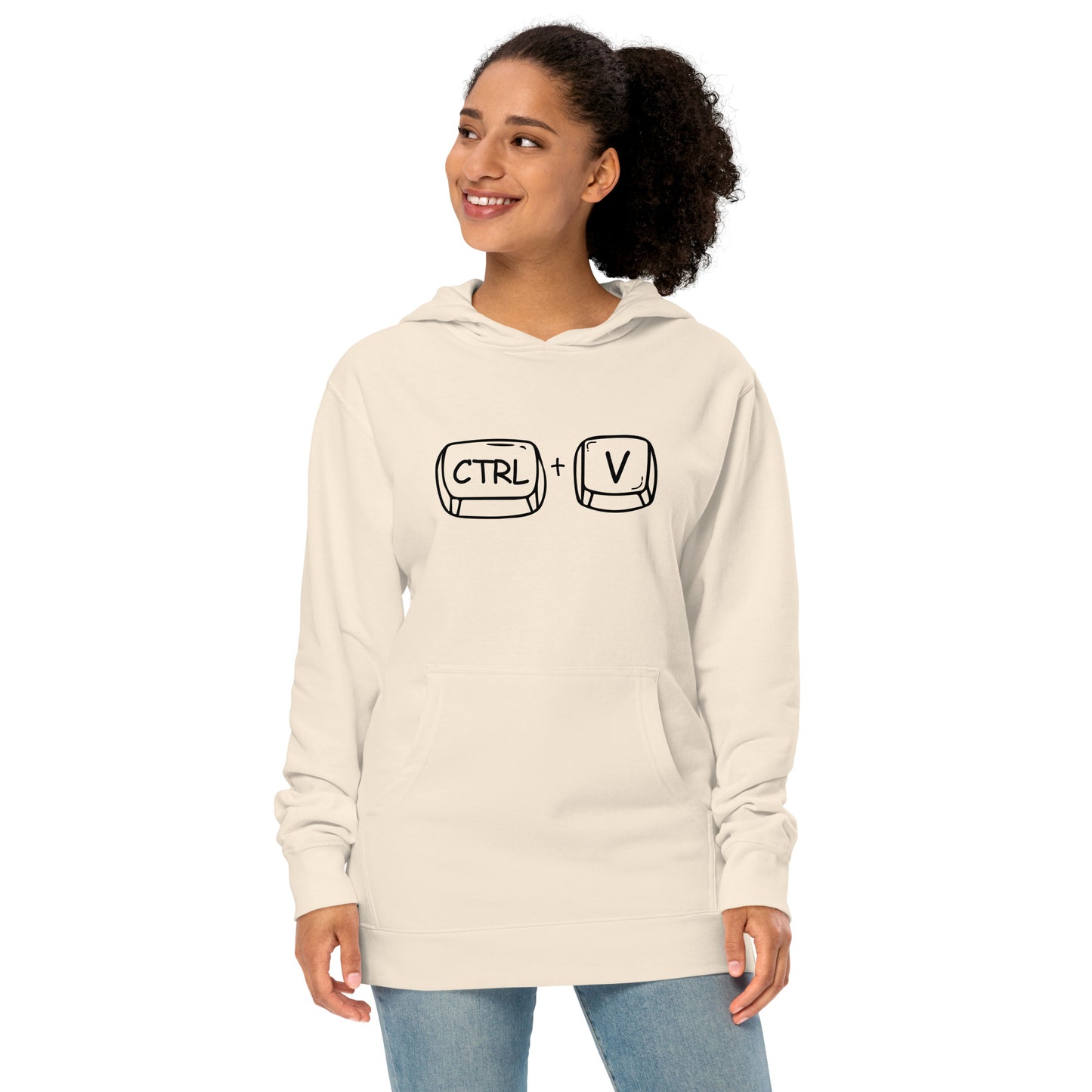 Adult 'CTRL + V' Midweight Hoodie