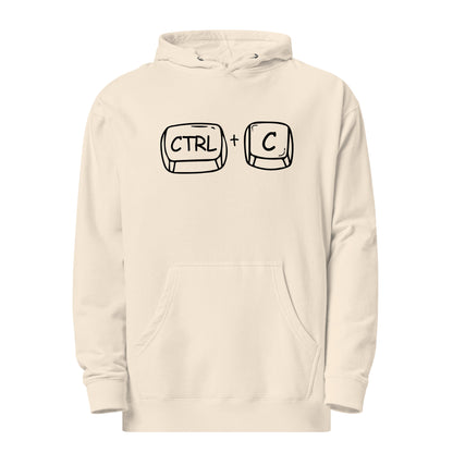 Adult 'CTRL + C' Midweight Hoodie