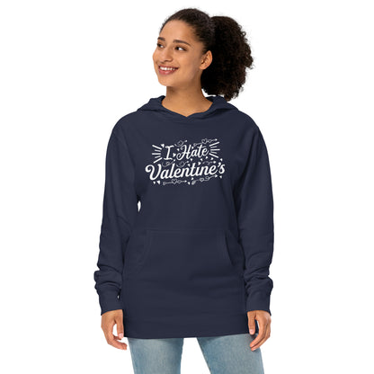 Adult 'I Hate Valentine's' Midweight Hoodie