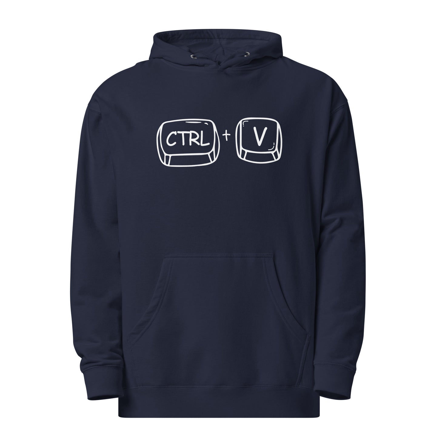 Adult 'CTRL + V' Midweight Hoodie