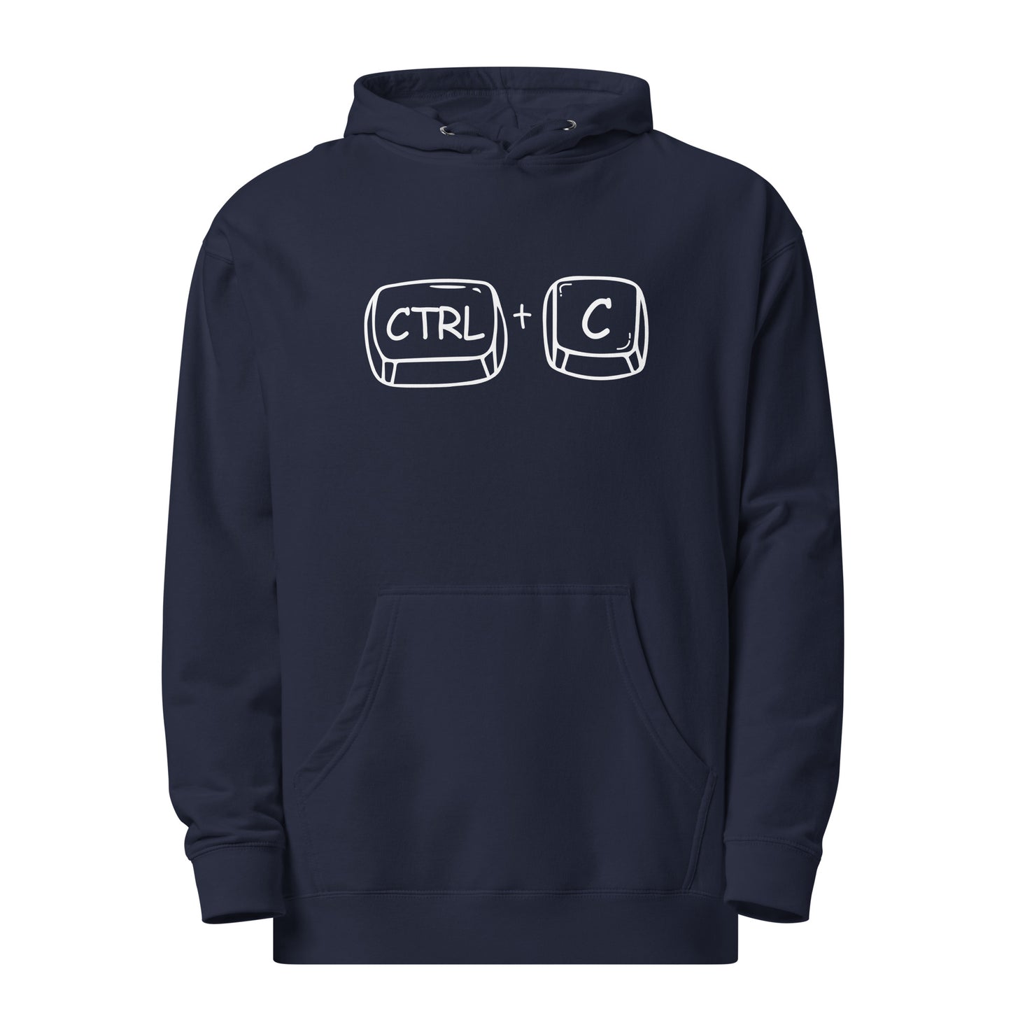 Adult 'CTRL + C' Midweight Hoodie