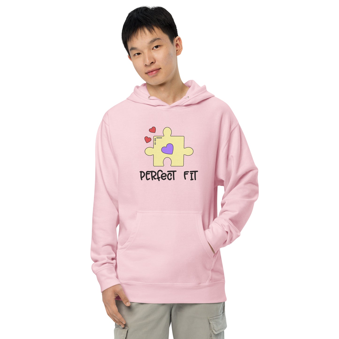 Adult 'Perfect Fit Yellow Piece' Midweight Hoodie