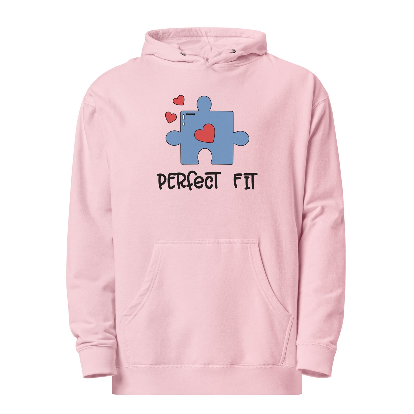 Adult 'Perfect Fit Blue Piece' Midweight Hoodie