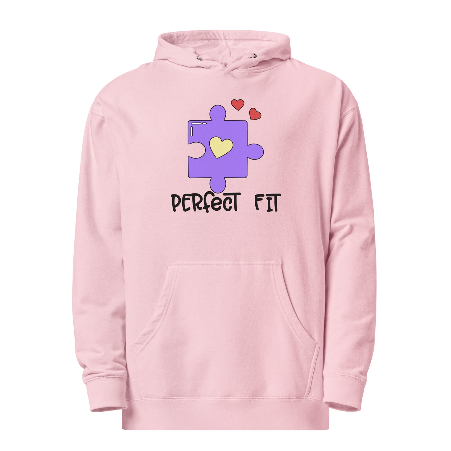 Adult 'Perfect Fit Purple Piece' Midweight Hoodie