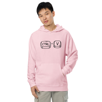 Adult 'CTRL + V' Midweight Hoodie