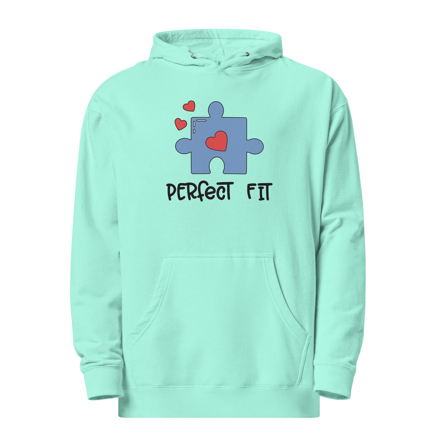 Adult 'Perfect Fit Blue Piece' Midweight Hoodie