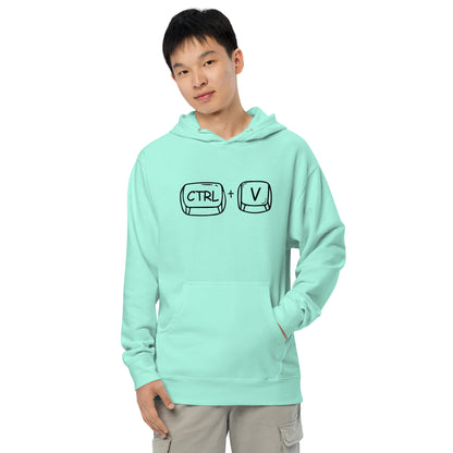 Adult 'CTRL + V' Midweight Hoodie