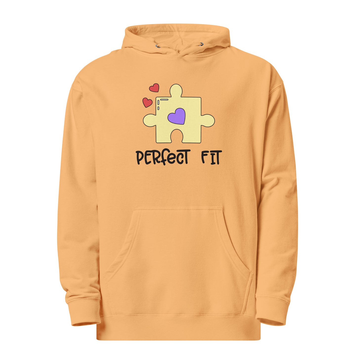 Adult 'Perfect Fit Yellow Piece' Midweight Hoodie