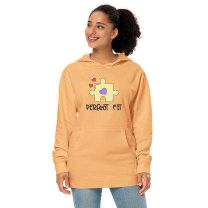 Adult 'Perfect Fit Yellow Piece' Midweight Hoodie