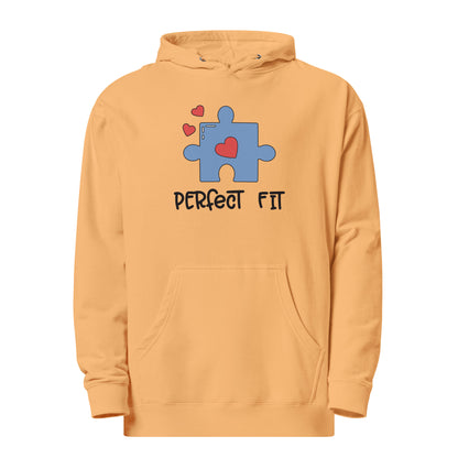 Adult 'Perfect Fit Blue Piece' Midweight Hoodie