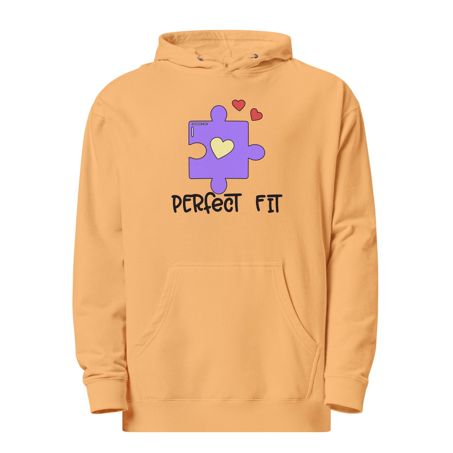 Adult 'Perfect Fit Purple Piece' Midweight Hoodie