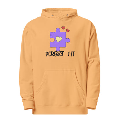 Adult 'Perfect Fit Purple Piece' Midweight Hoodie