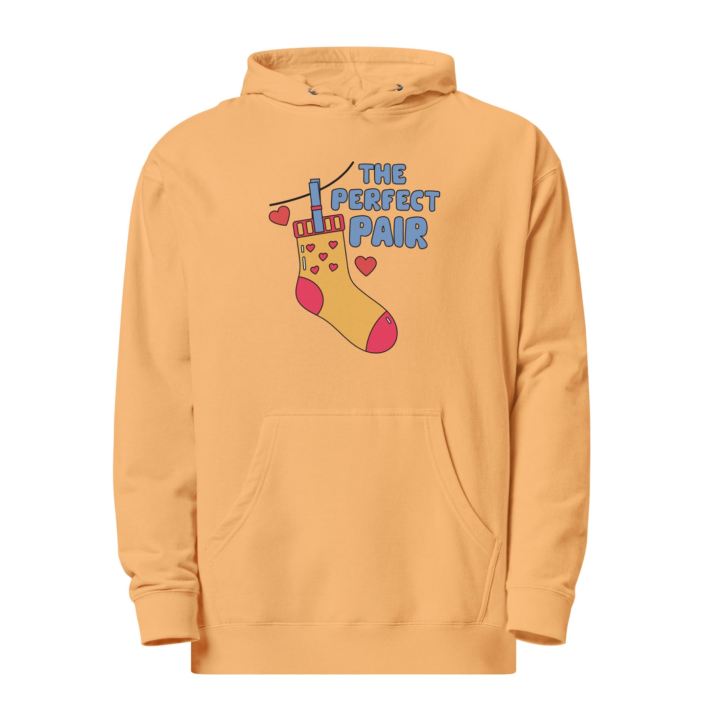 Adult 'Perfect Pair Left Sock' Midweight Hoodie