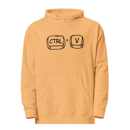 Adult 'CTRL + V' Midweight Hoodie