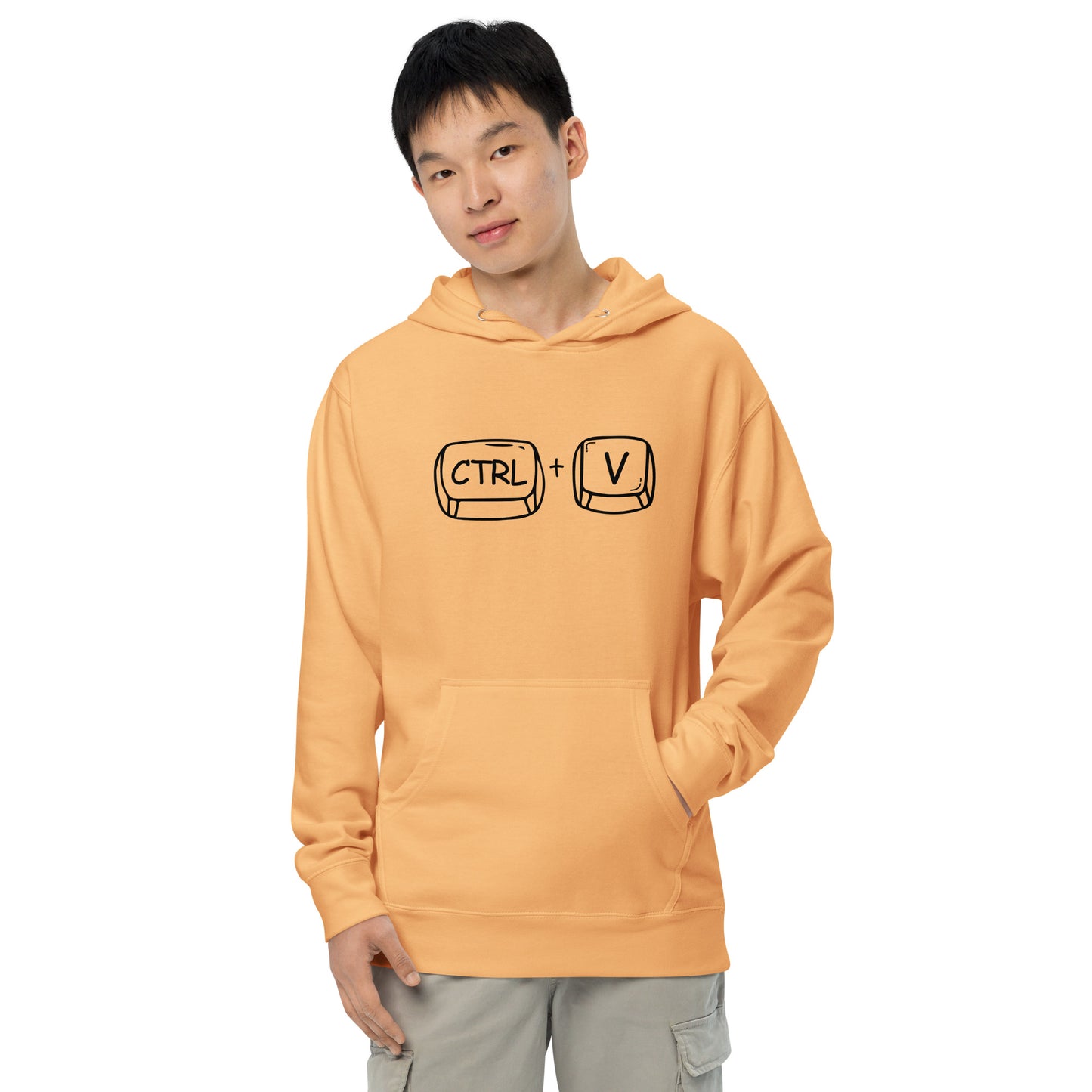 Adult 'CTRL + V' Midweight Hoodie