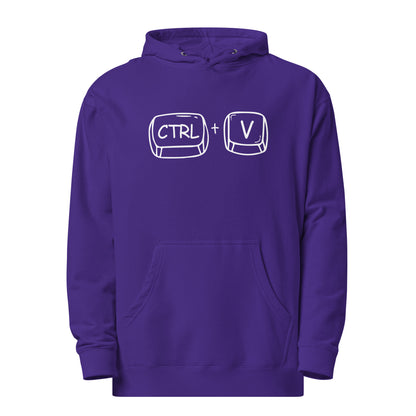 Adult 'CTRL + V' Midweight Hoodie