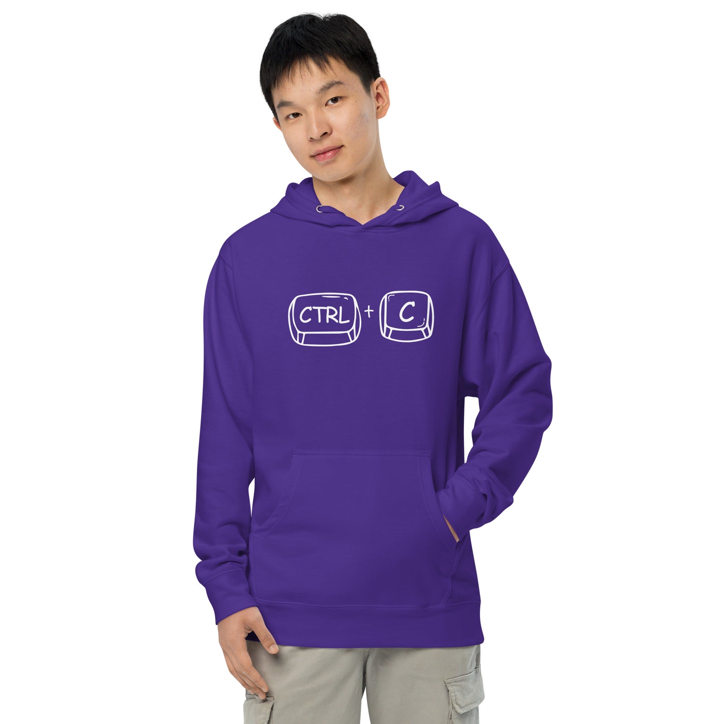 Adult 'CTRL + C' Midweight Hoodie