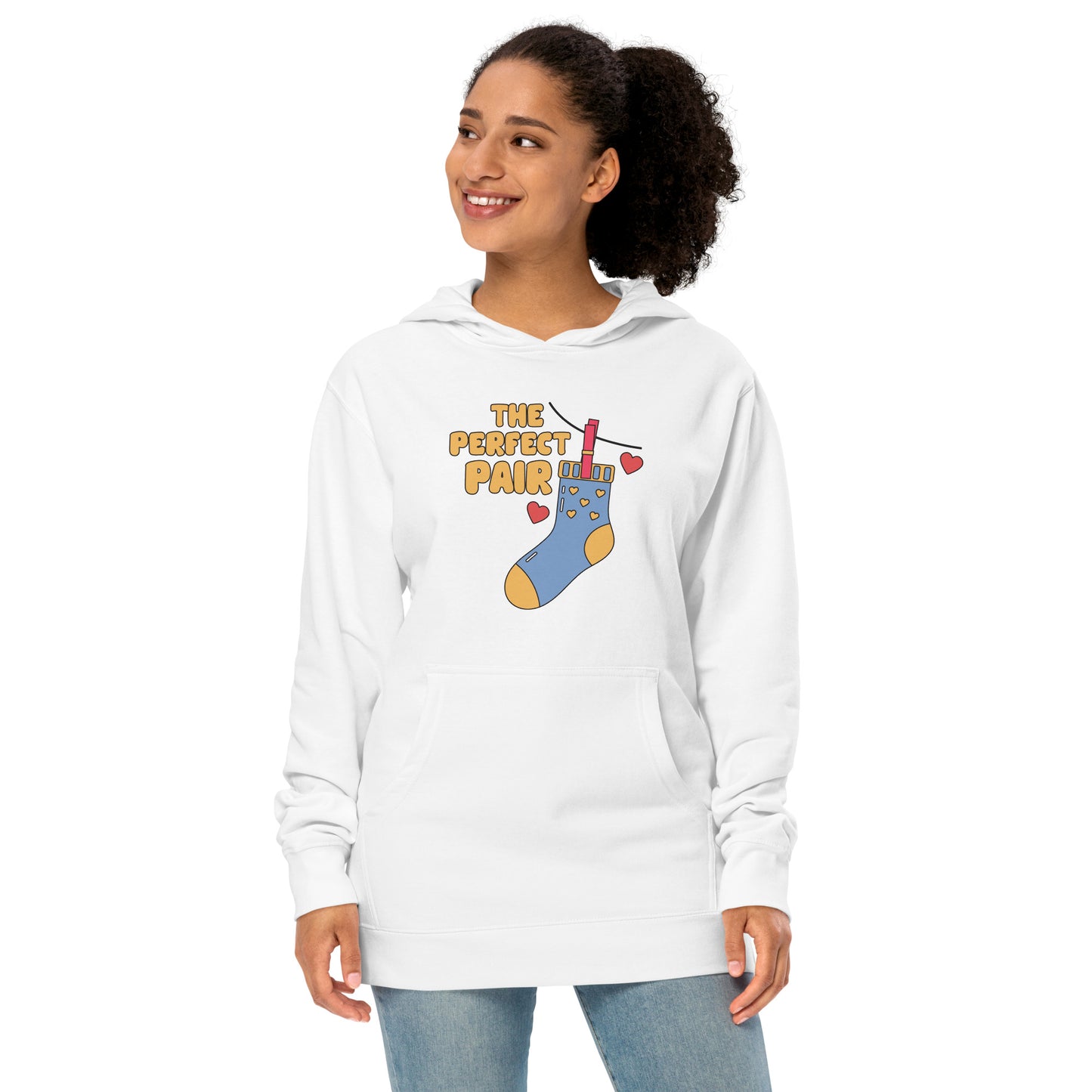 Adult 'Perfect Pair Right Sock' Midweight Hoodie